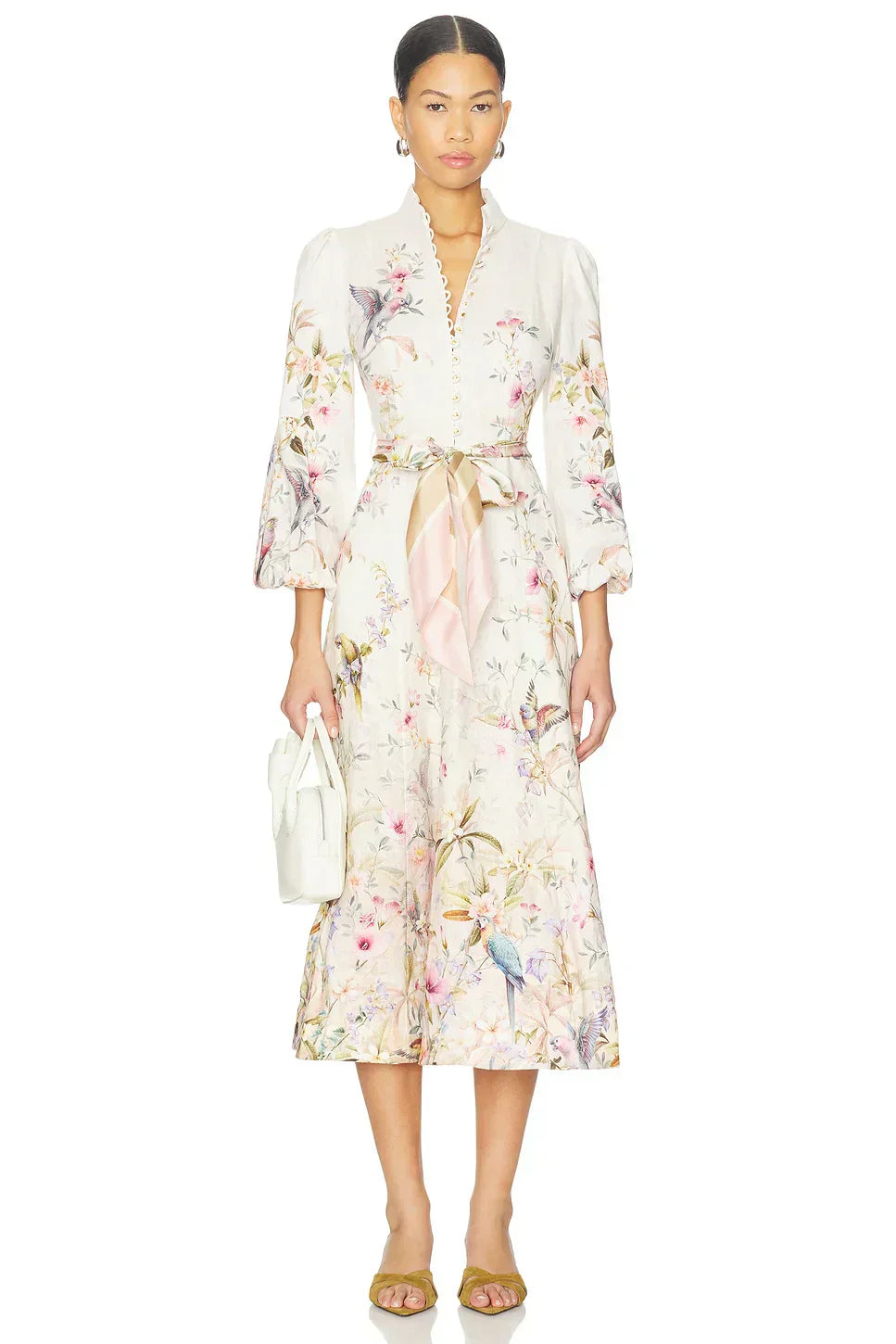 Rebellion Button Midi Dress