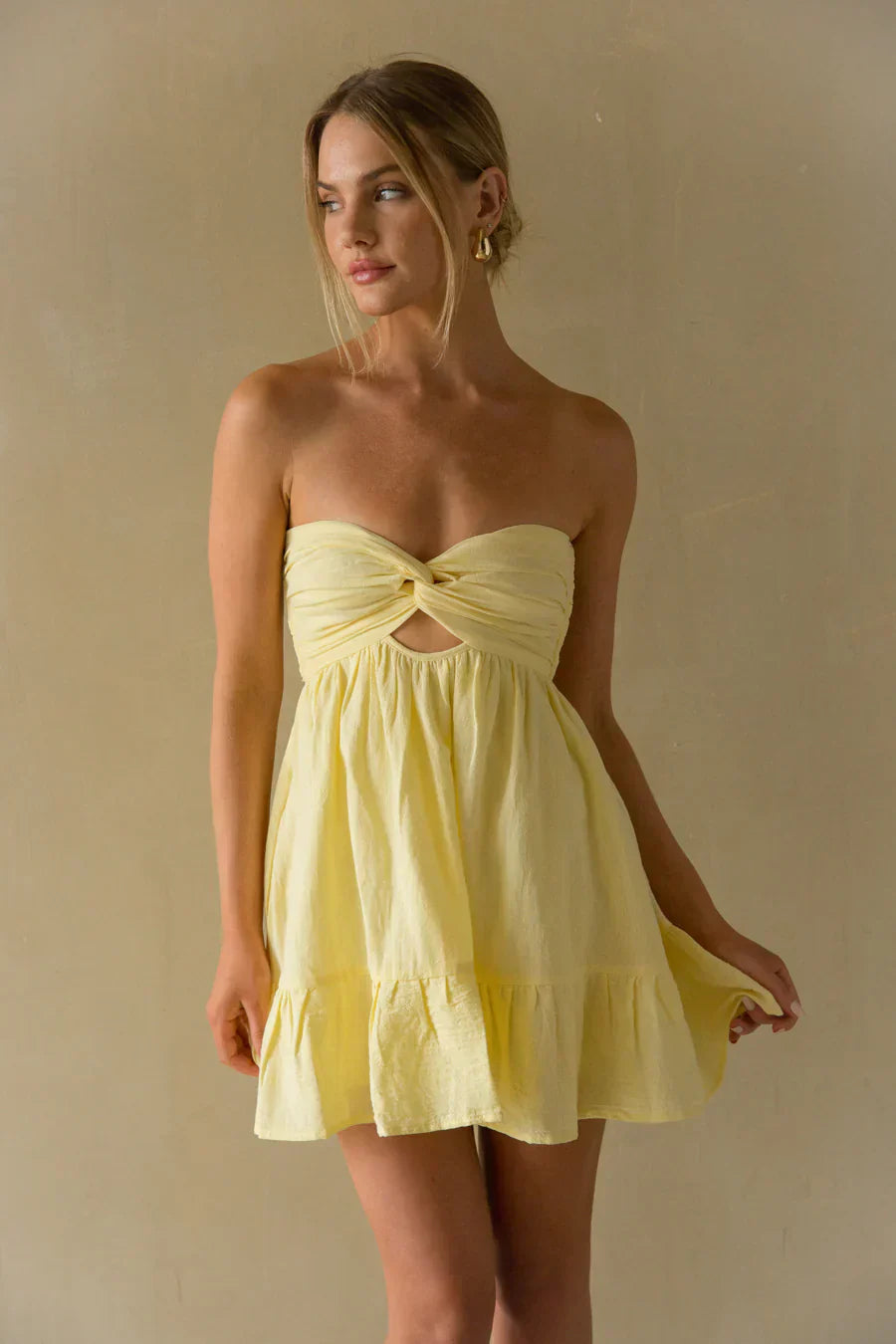 Savannah Twist Front Romper