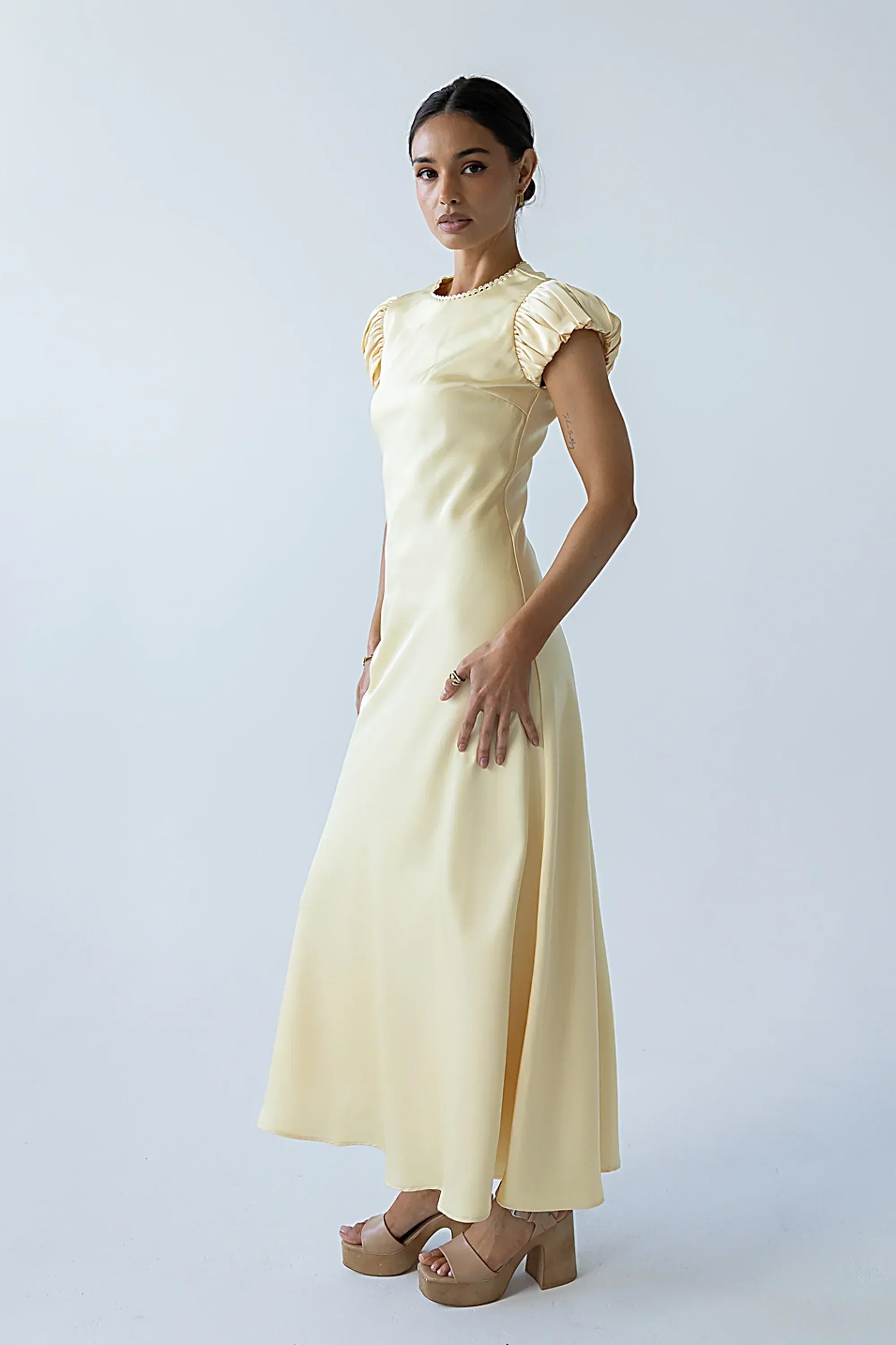 Ellianna Maxi Dress in Yellow