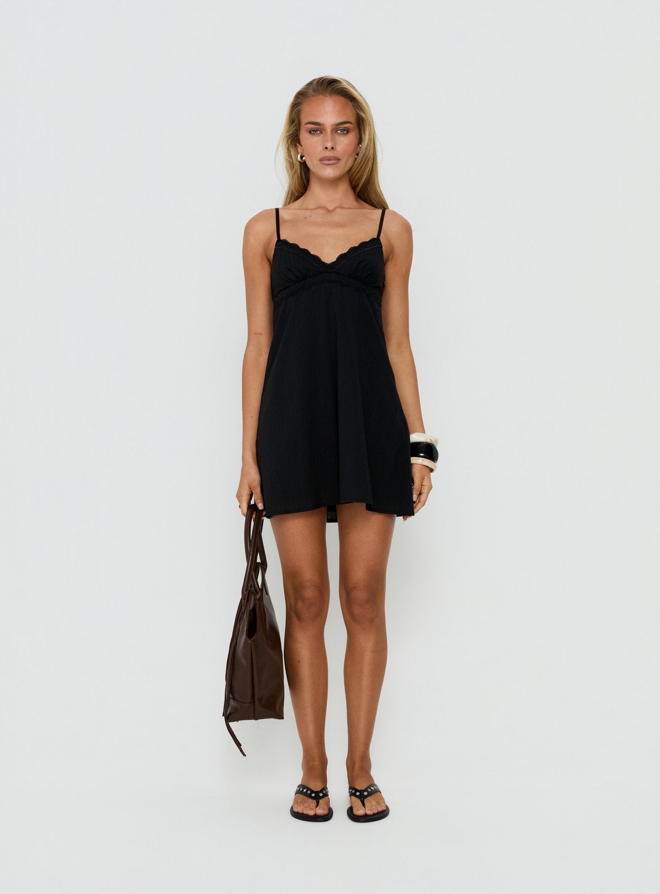 Lunya Mini Dress Black