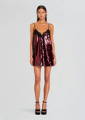 Olive Sequin Lace Dress