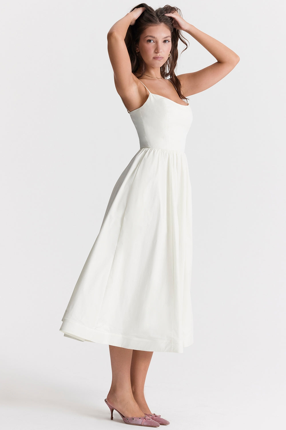 ivory corset sundress