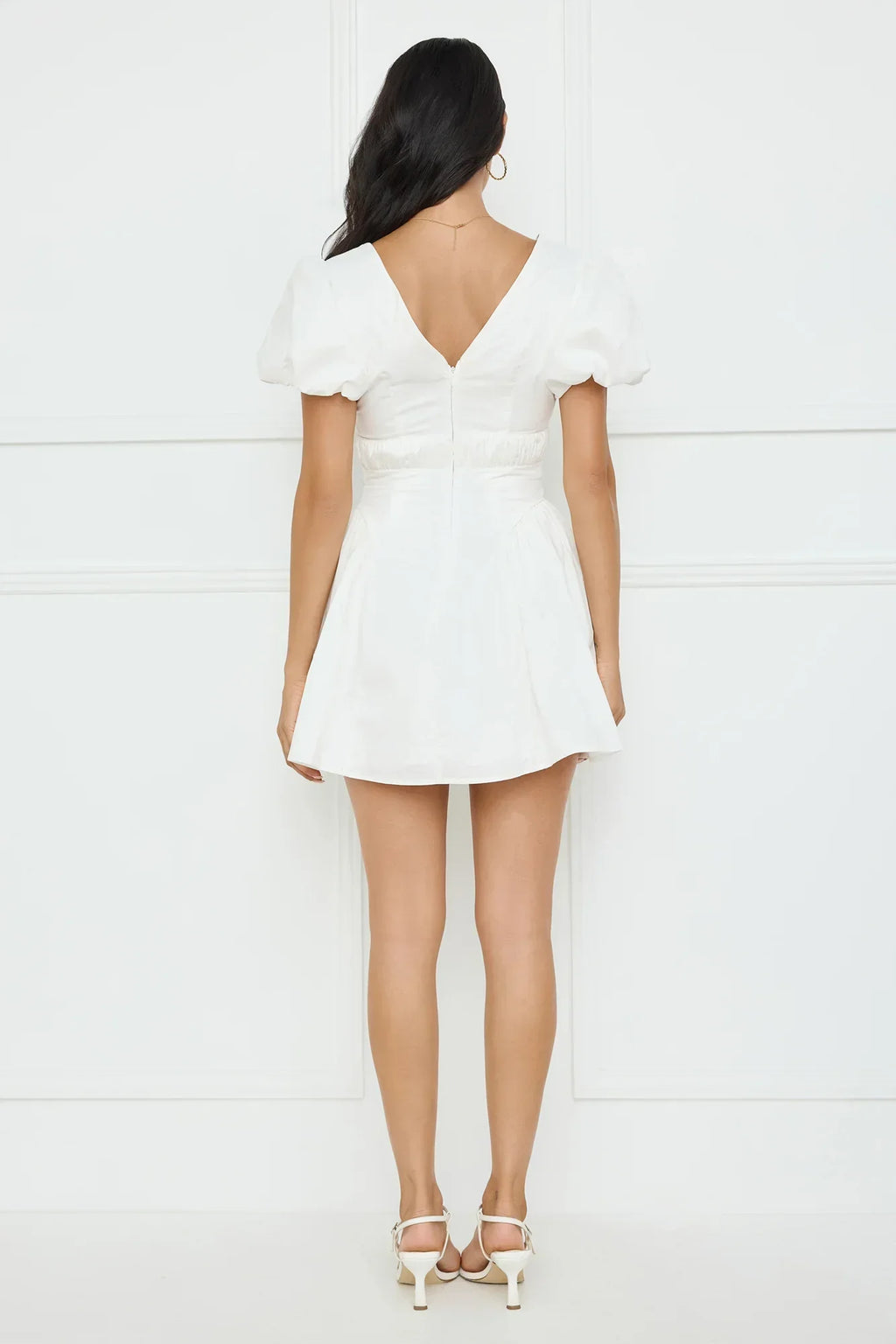 Golden Hour Muse Mini Dress White