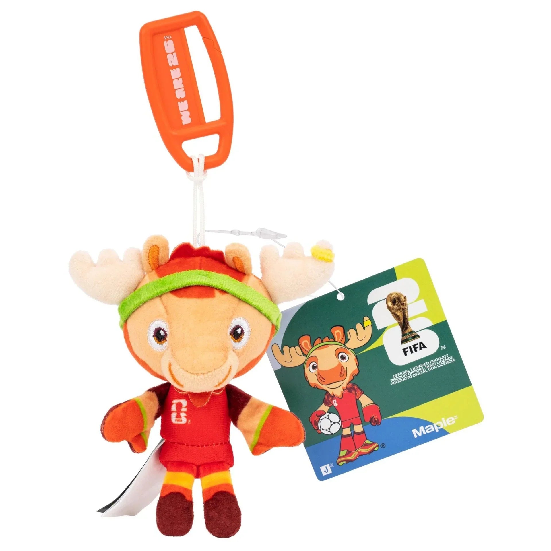 FIFA World Cup 2026™ 4 Plush Canada Mascot Keychain