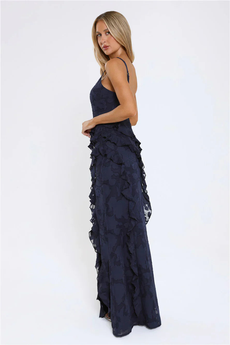 Urban Elegance Maxi Dress Navy