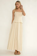 Antonita Cami Strap Maxi Dress Stone