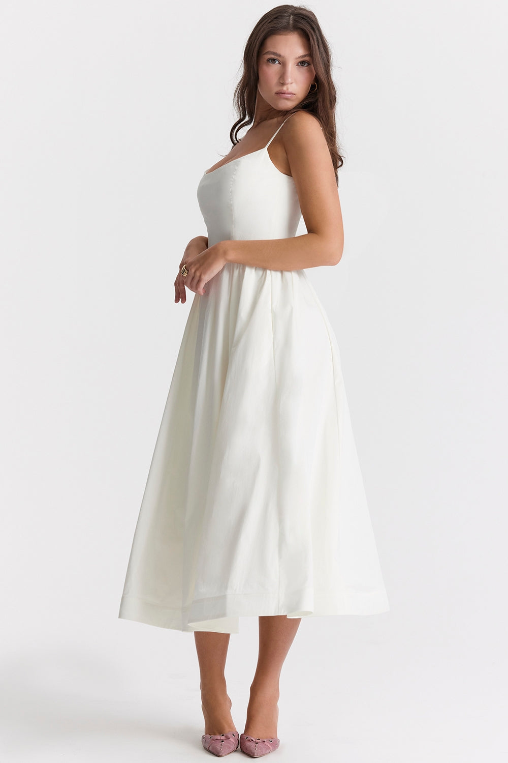 ivory corset sundress