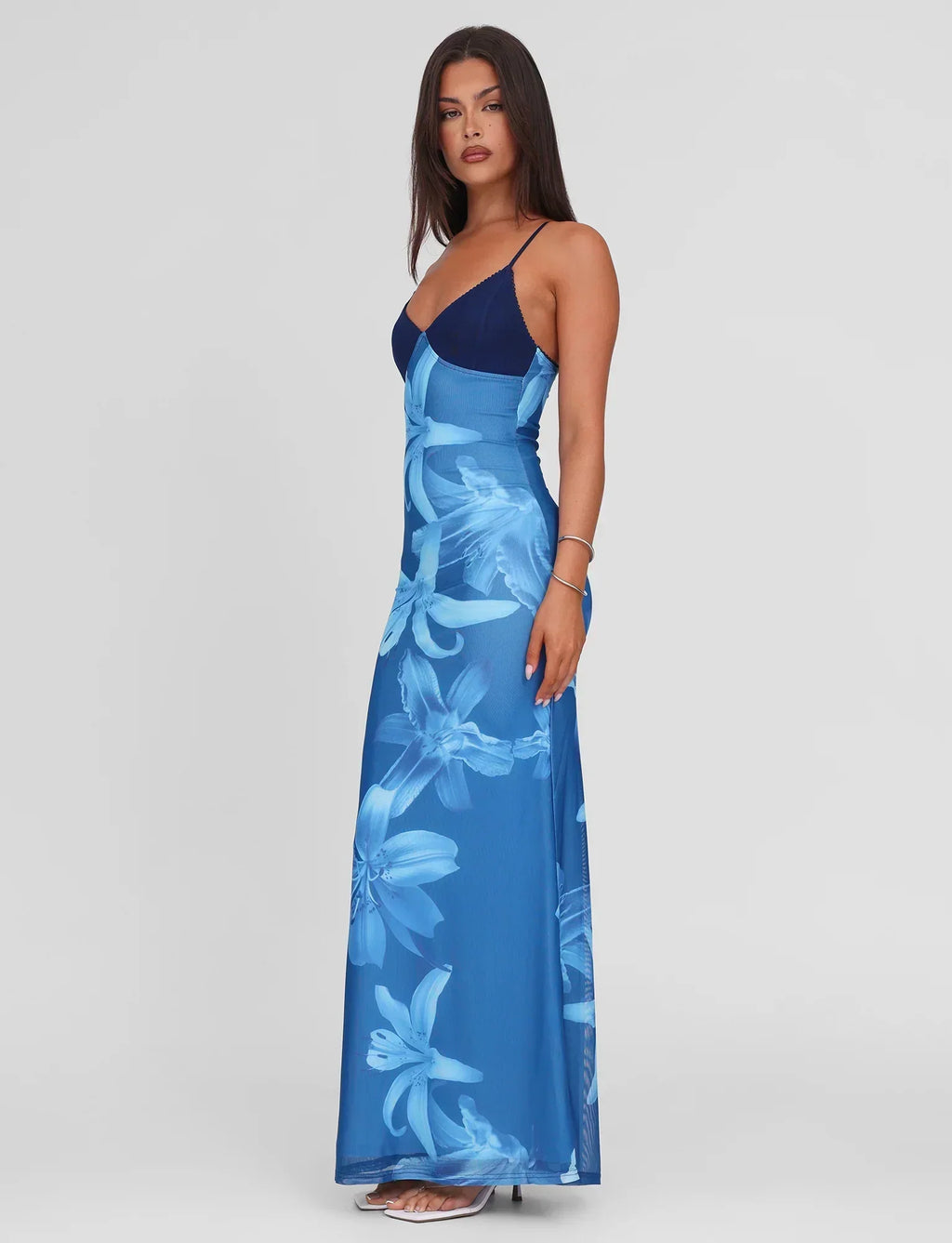 ALAINA DRESS - BLUE ORCHID