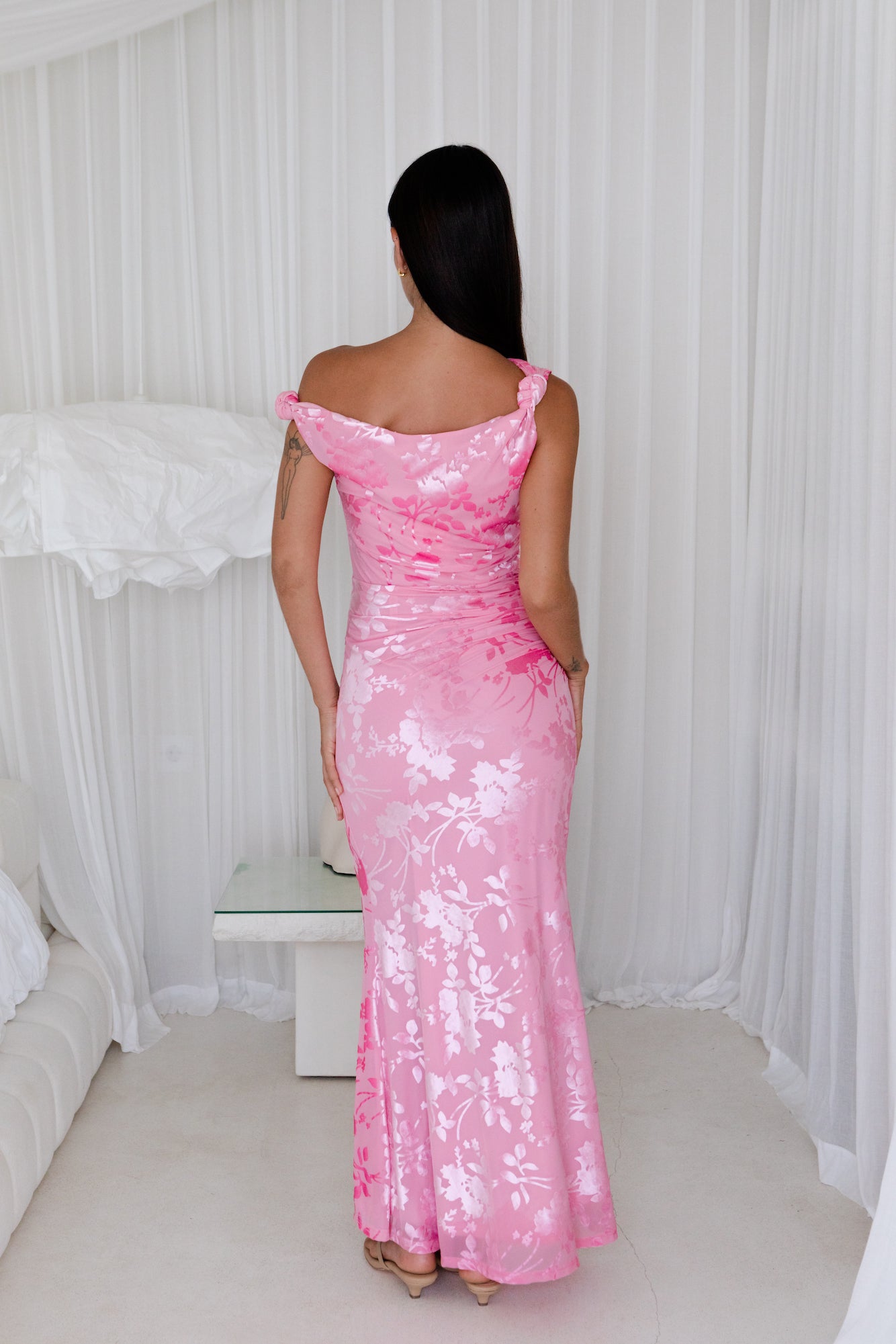 Many Mornings Maxi Dress Pink