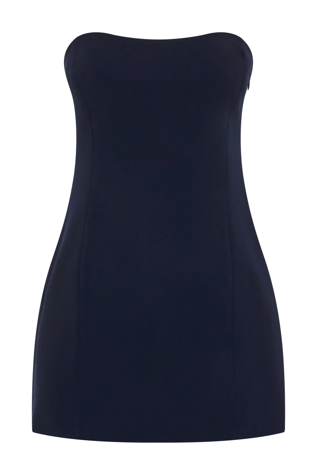 MESHKI Neeka Strapless Bow Back Mini Dress - Navy
