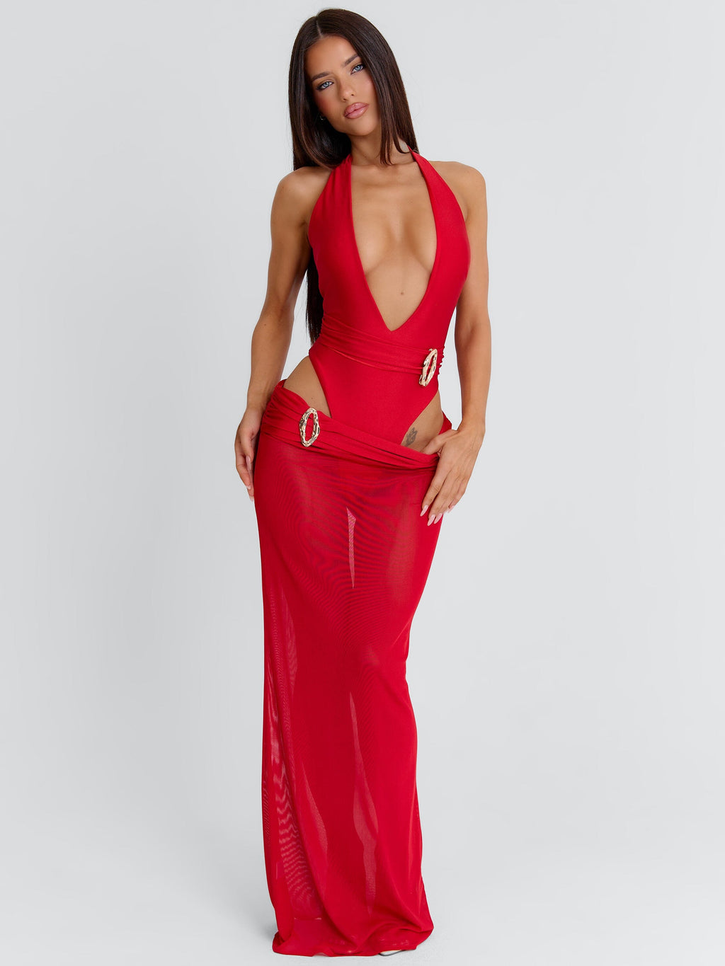 Alaana Maxi Dress Red