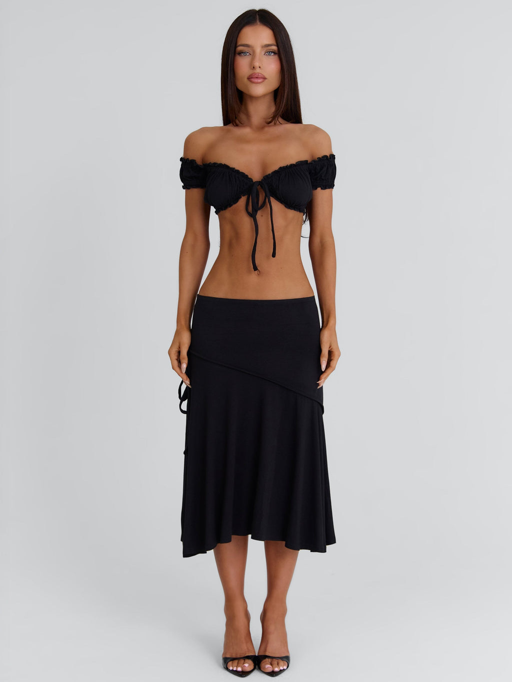 Arrielle Crop Top Black