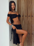 Arrielle Crop Top Black