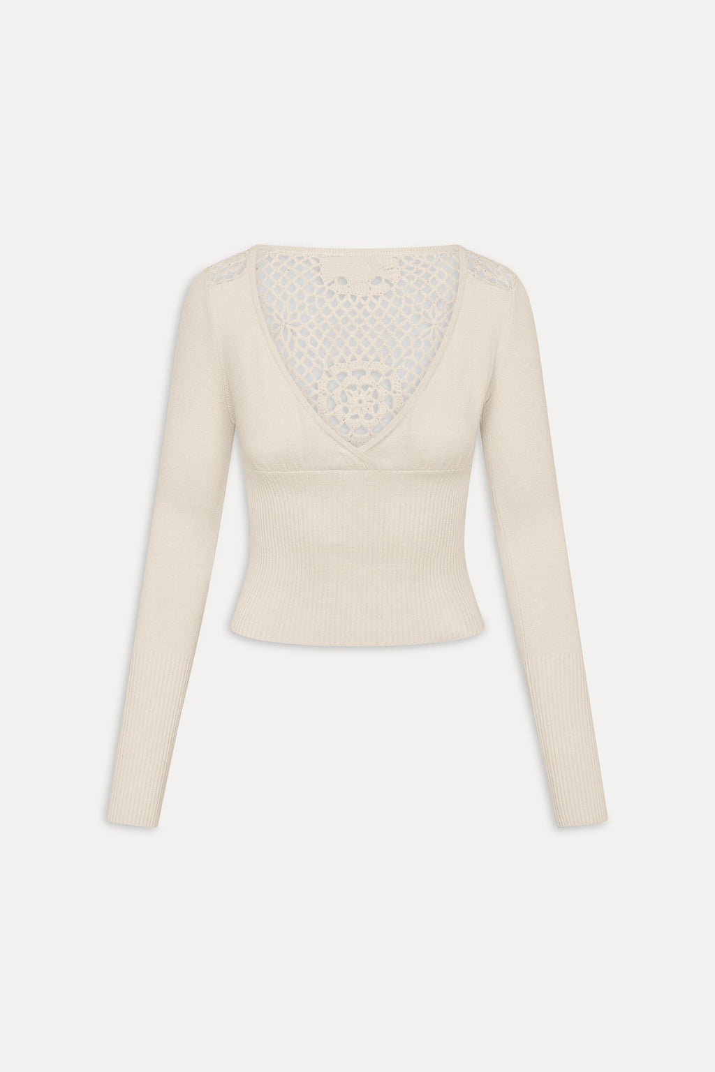 Arlo Crochet Knit Shirt - Bunny