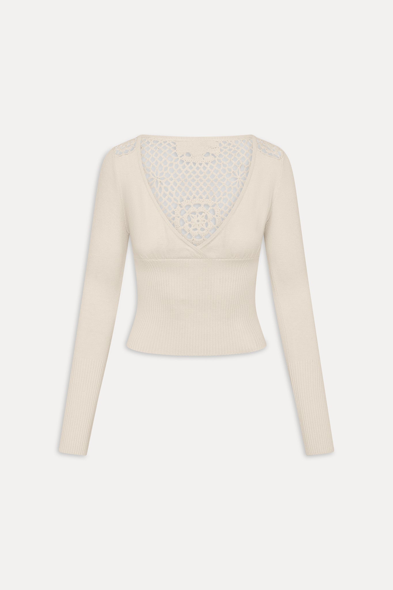Arlo Crochet Knit Shirt - Bunny