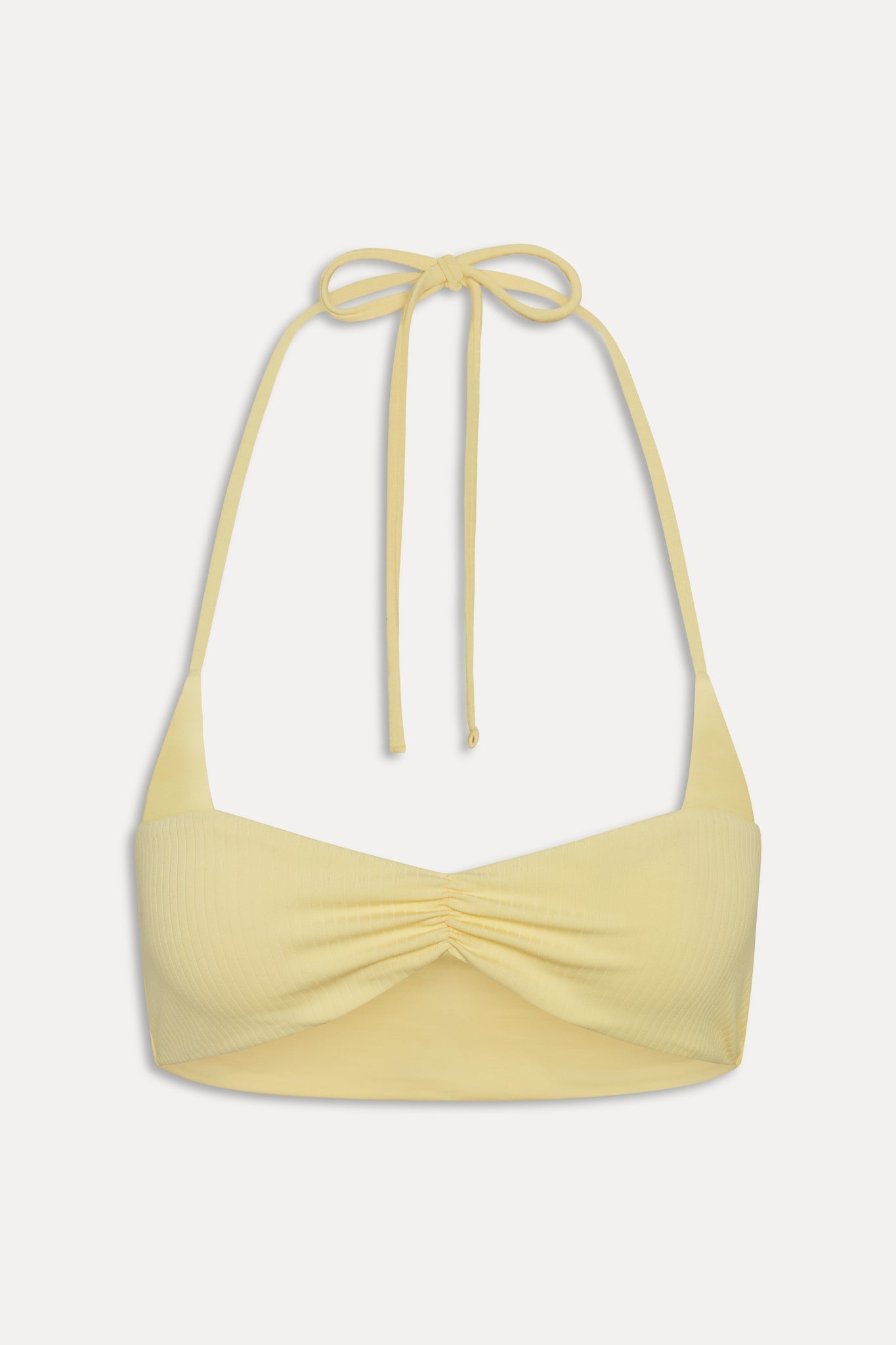 x JENNIE Astrid Ribbed Bikini Top - Honeycomb