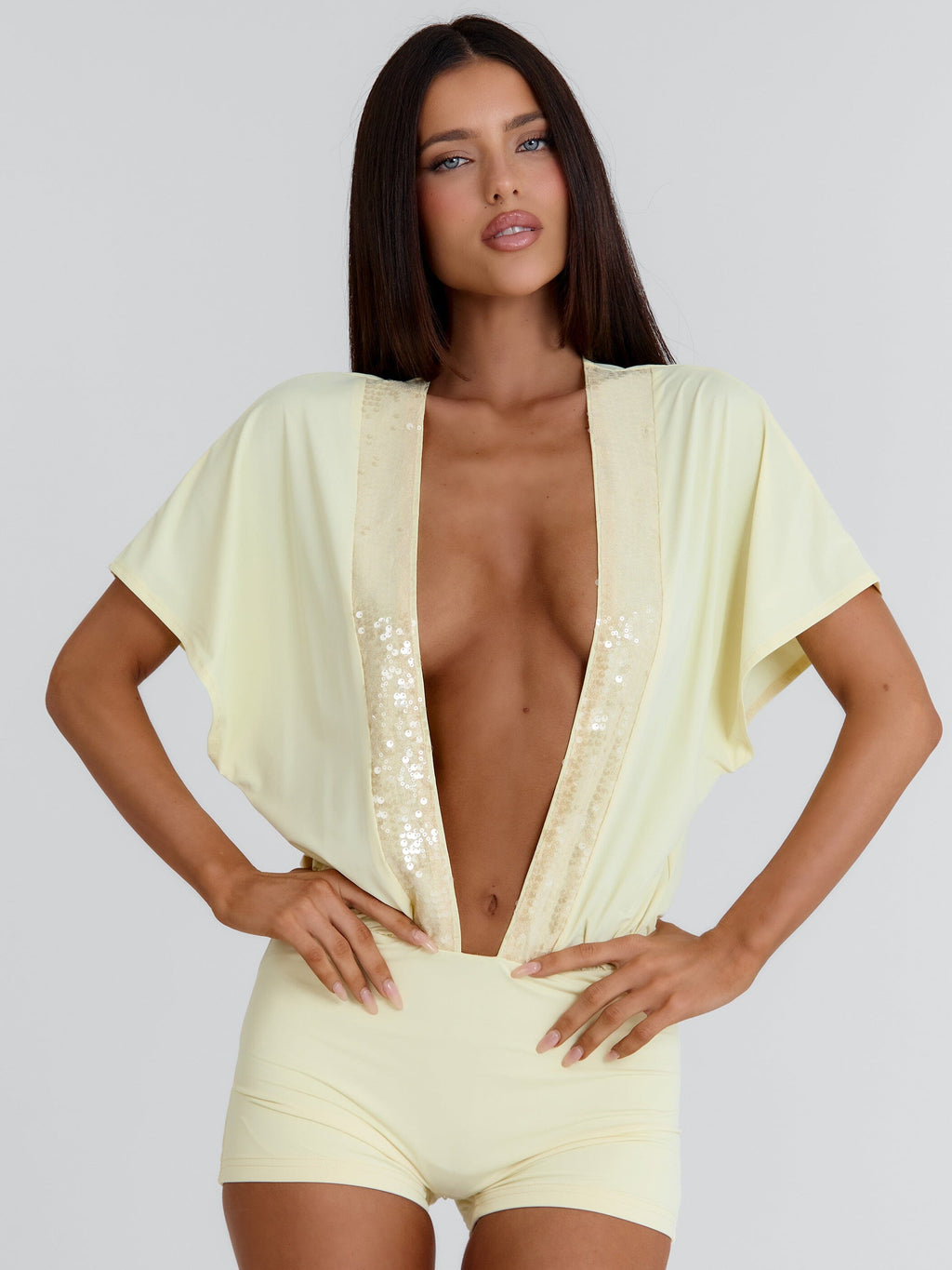 Brook Playsuit Baby Yellow