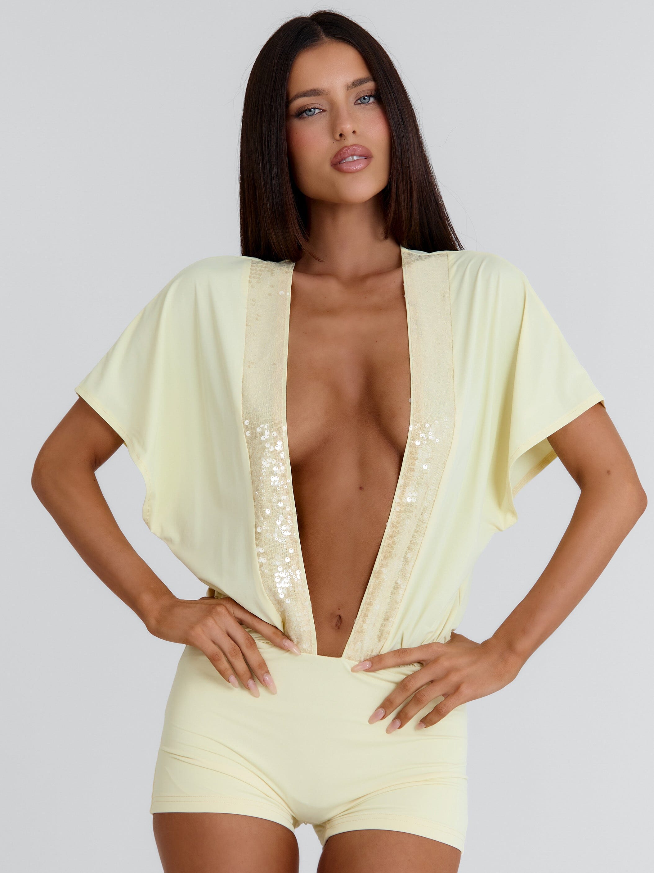 Brook Playsuit Baby Yellow