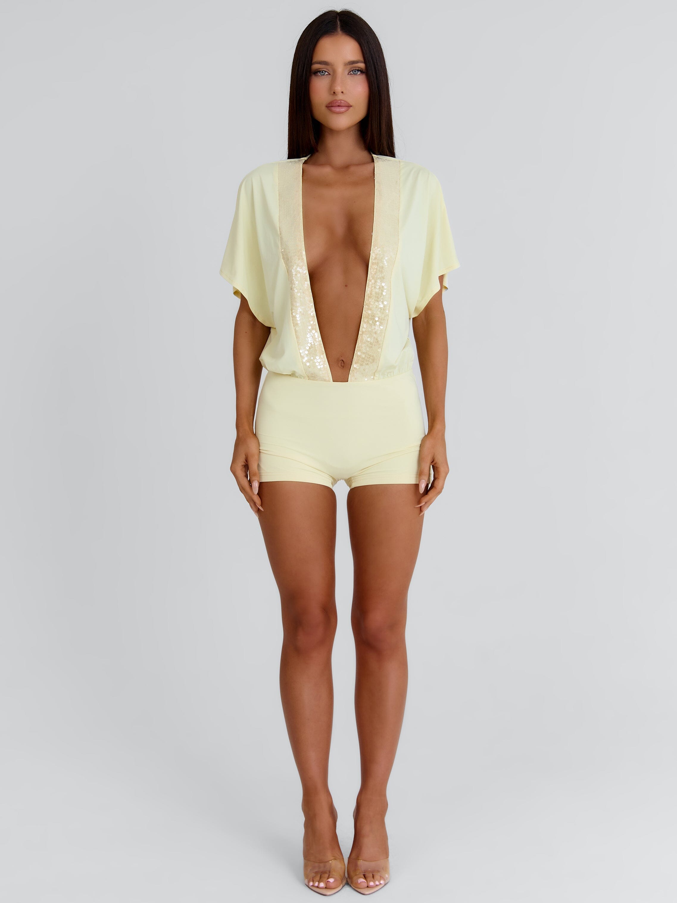 Brook Playsuit Baby Yellow