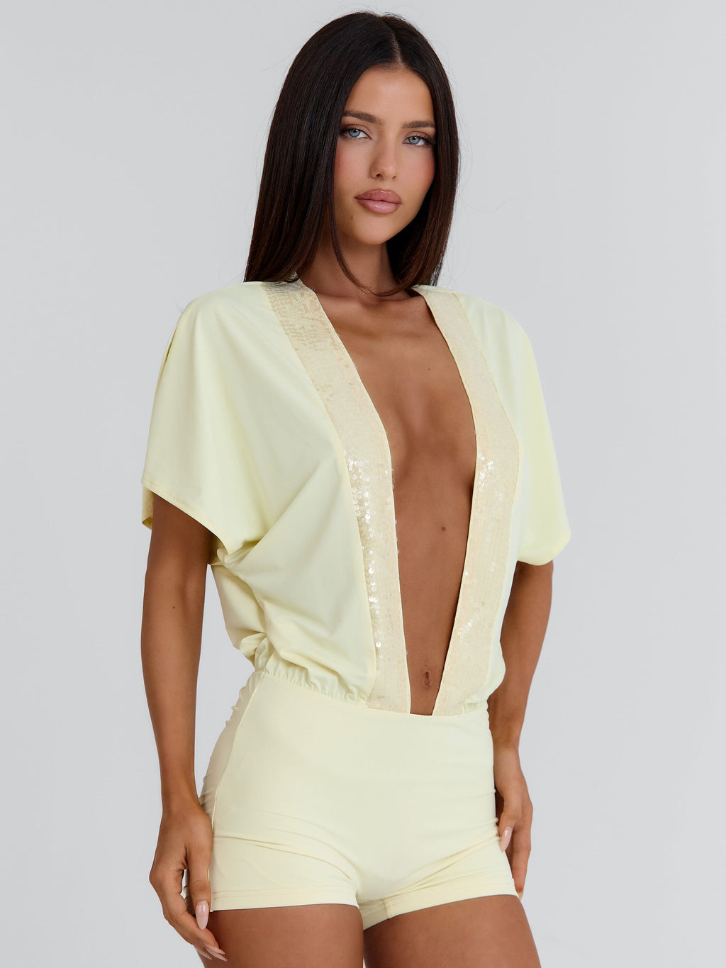 Brook Playsuit Baby Yellow