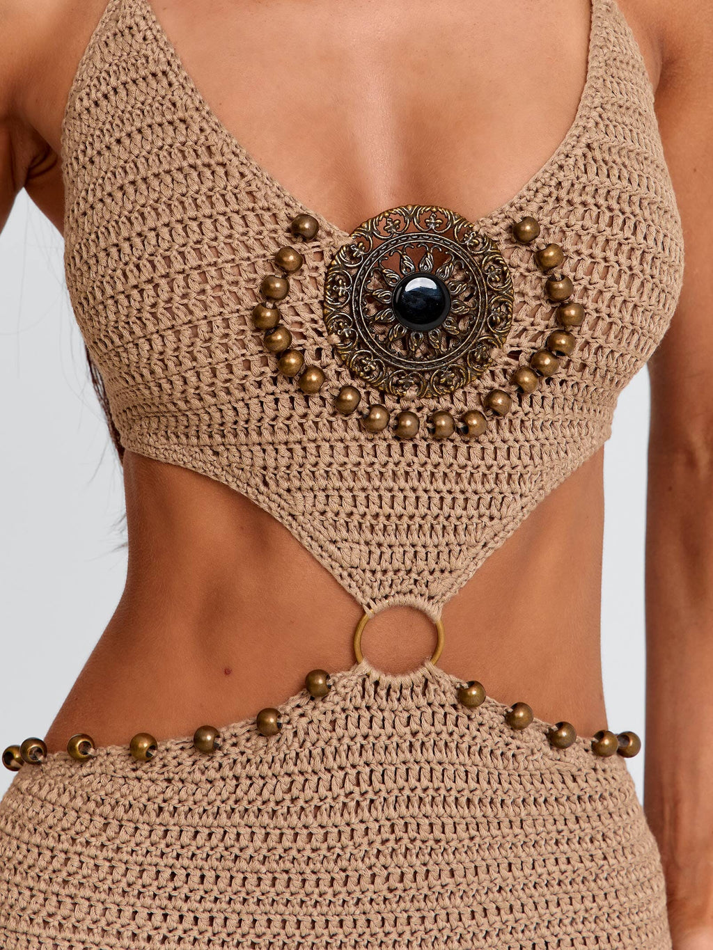 Copenhagen Mini Dress Taupe