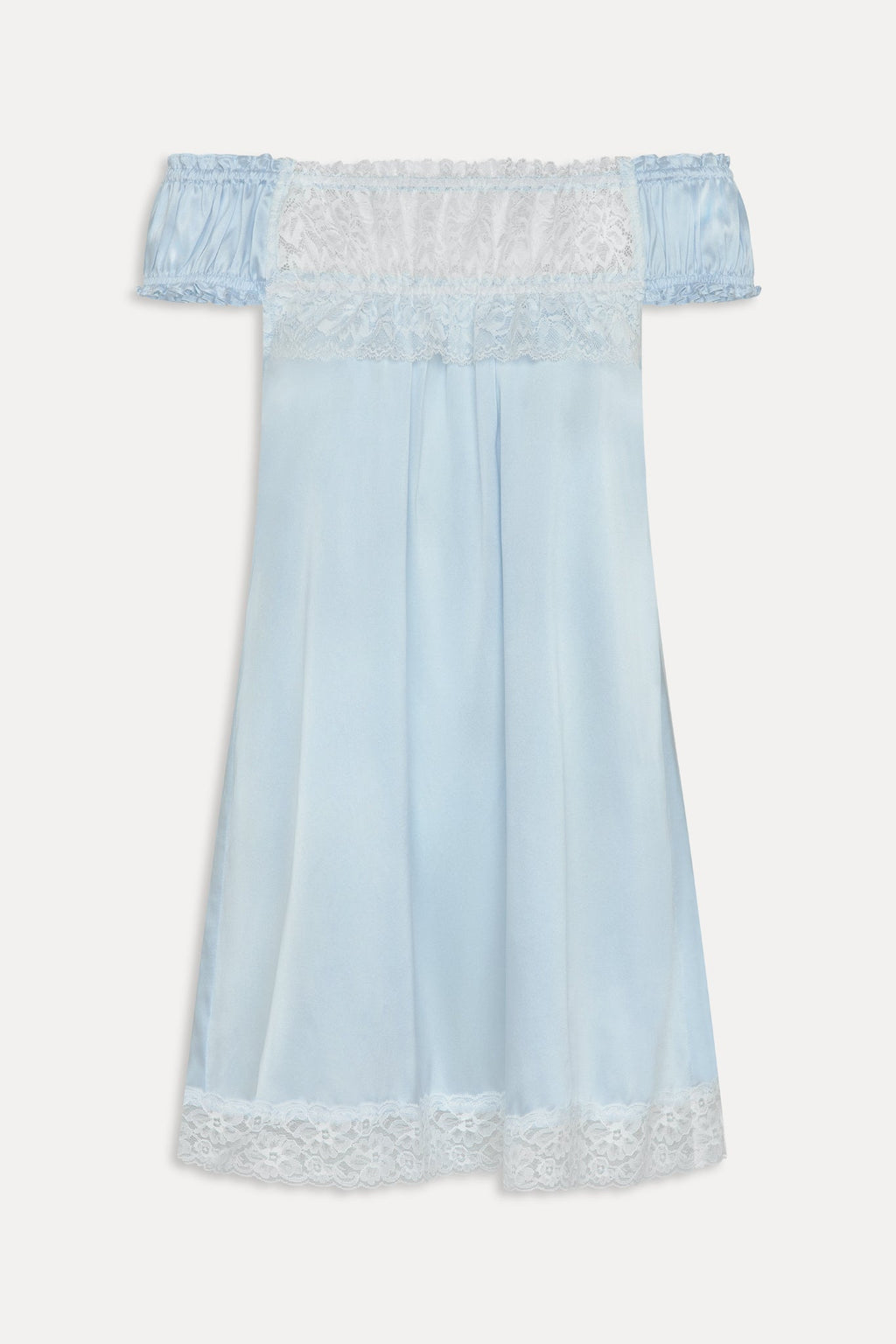Carlisle Silk Babydoll Dress - Beach Club