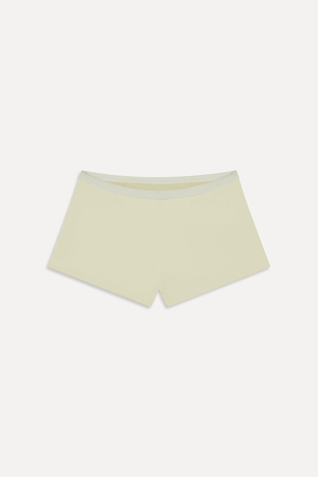 Caster Terry Cheeky Boy Shorts - Lemon