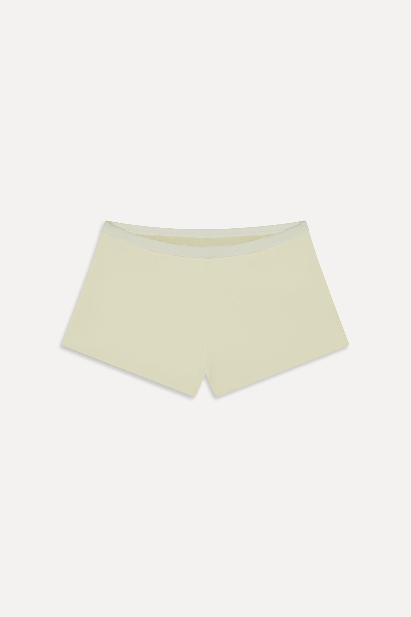Caster Terry Cheeky Boy Shorts - Lemon