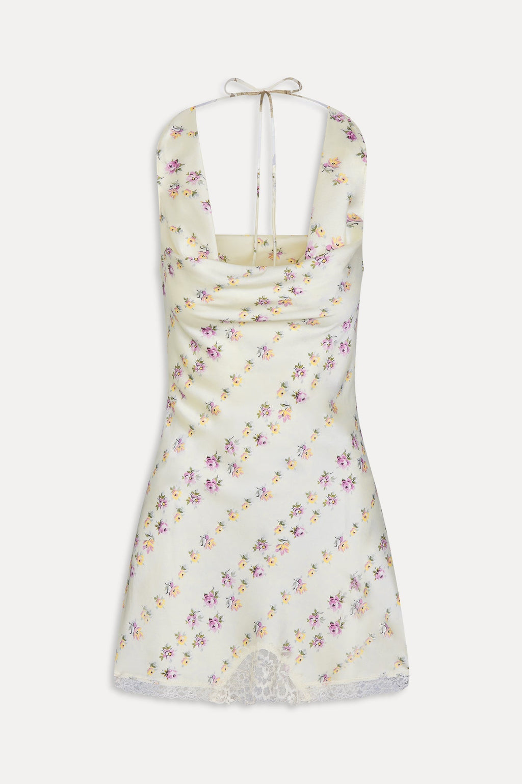 Chloe Silk Mini Dress - Chateau Floral