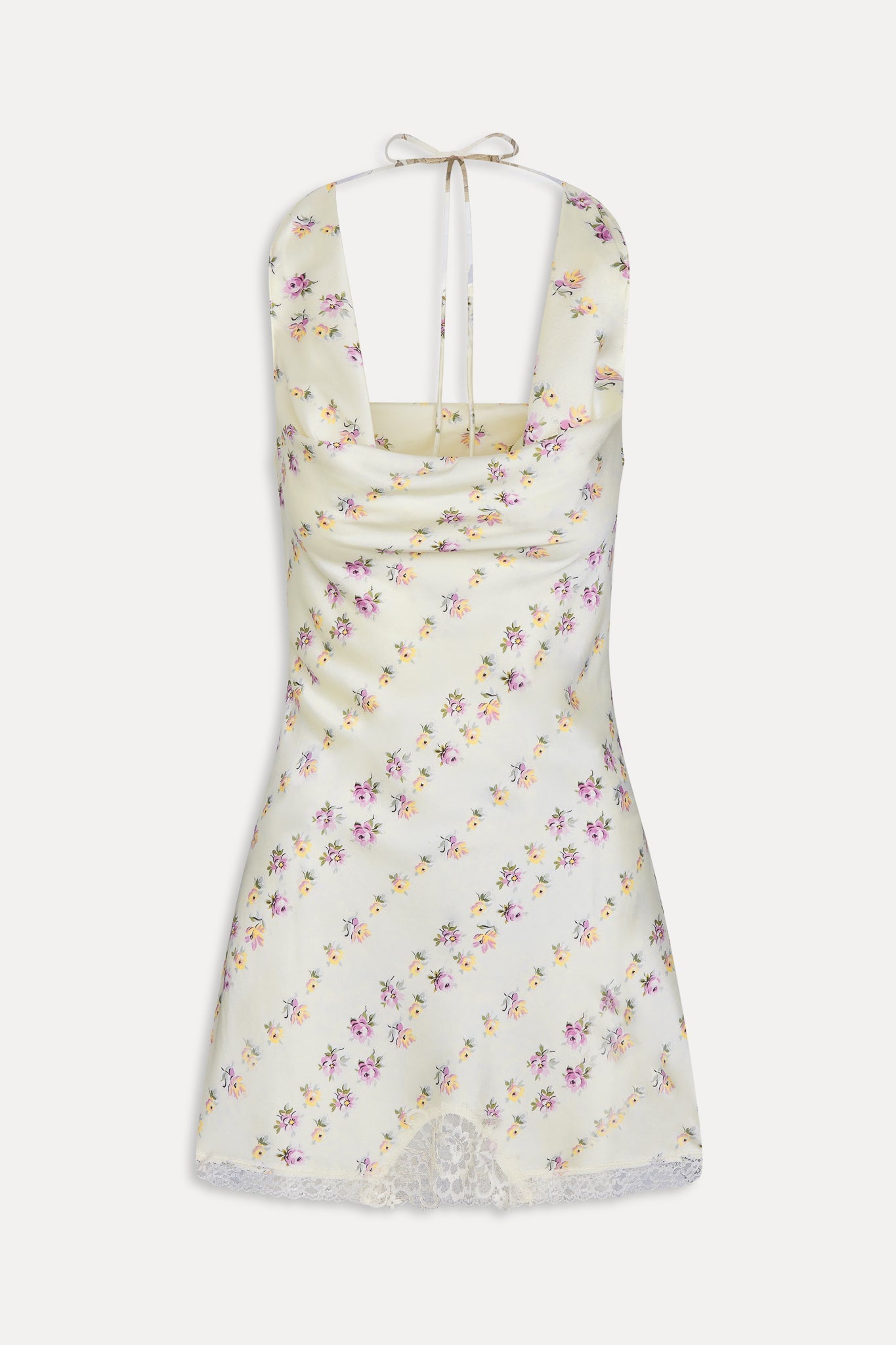 Chloe Silk Mini Dress - Chateau Floral