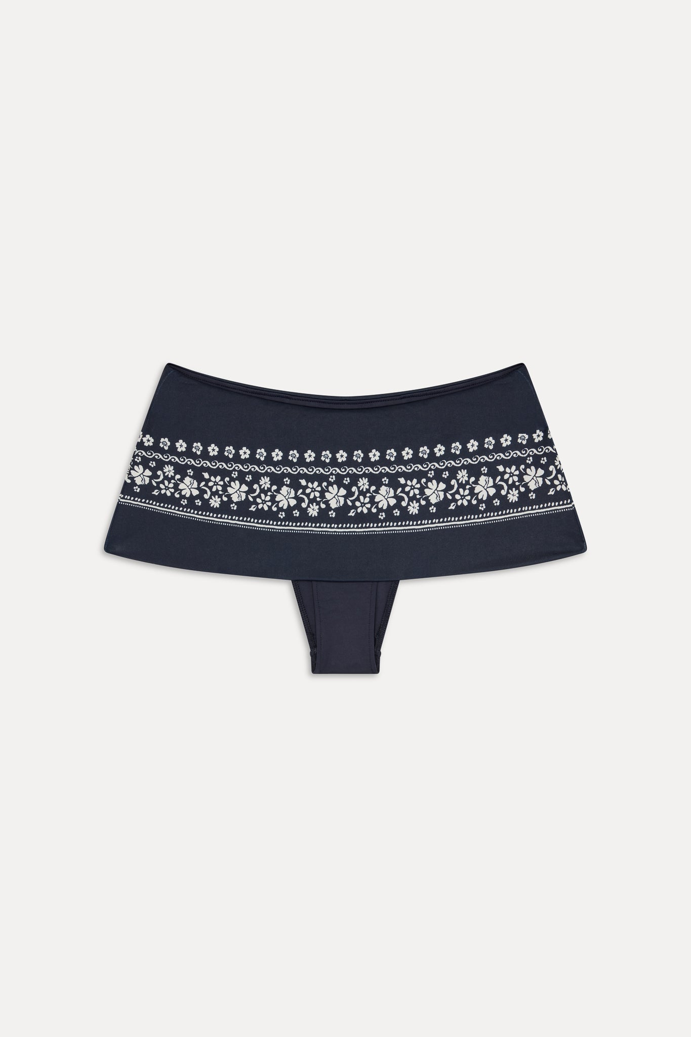 Clover Swim Skirt - Malibu Blue