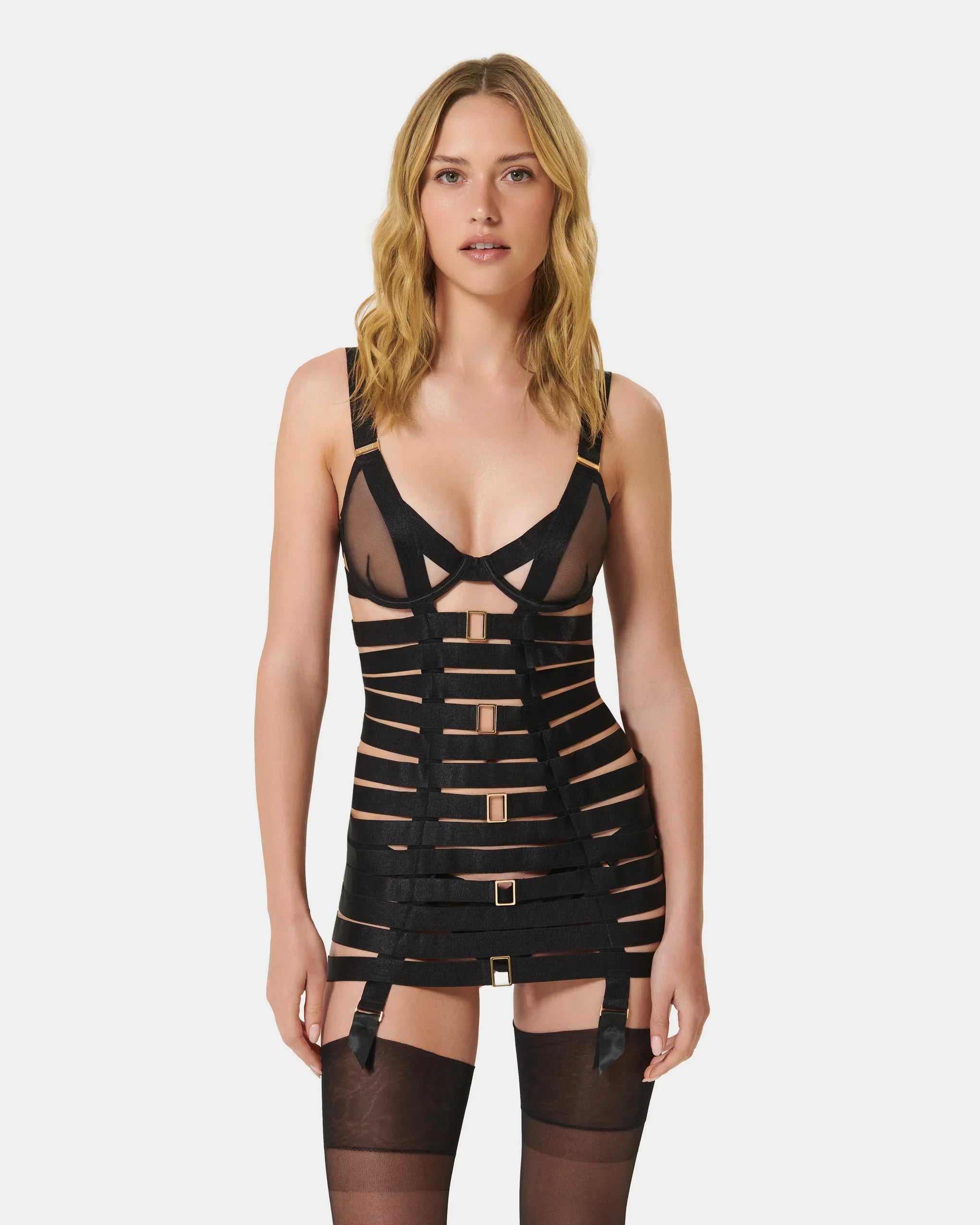 Trinity Longline Wired Basque Black
