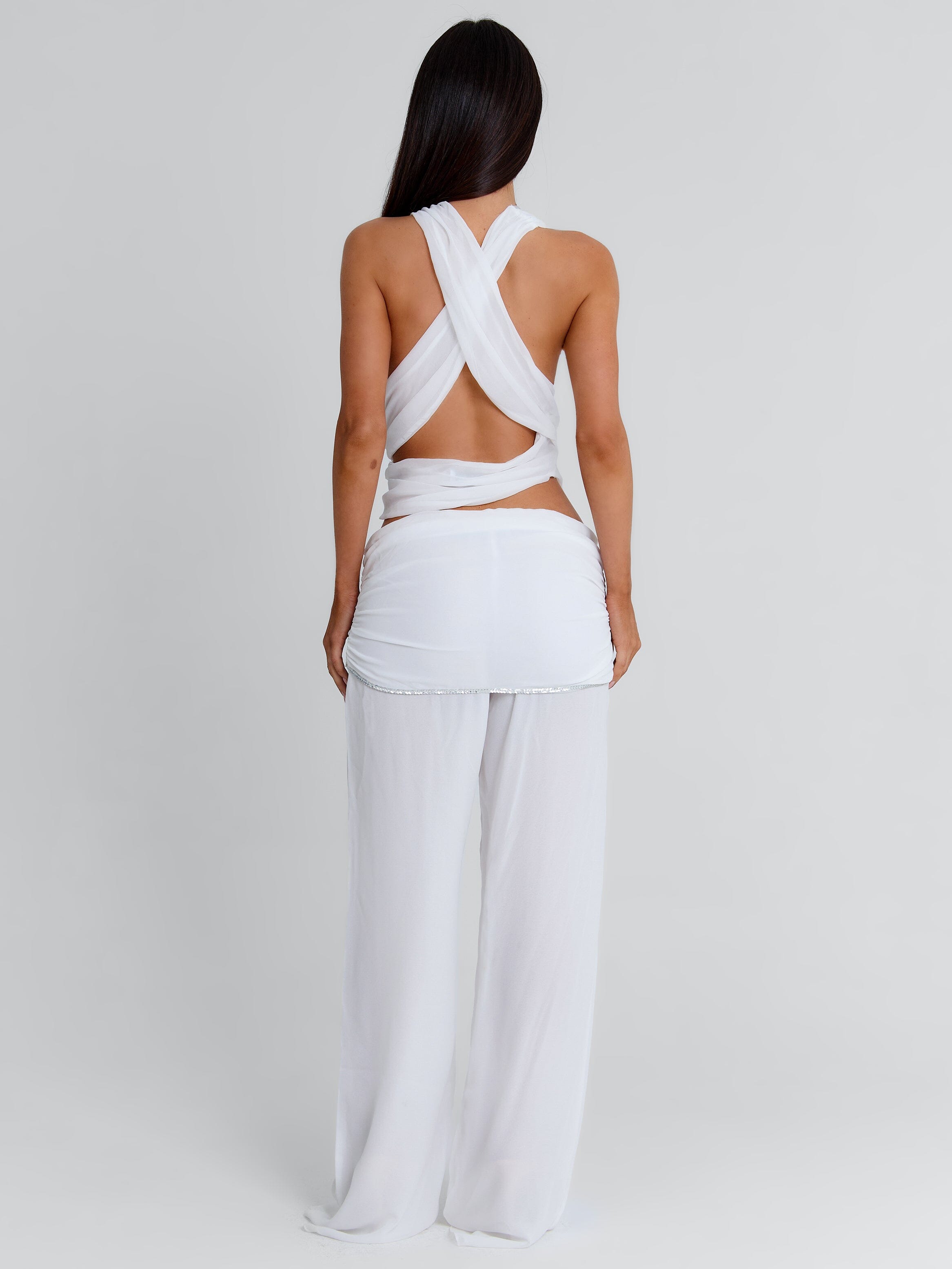 Danna Pant White