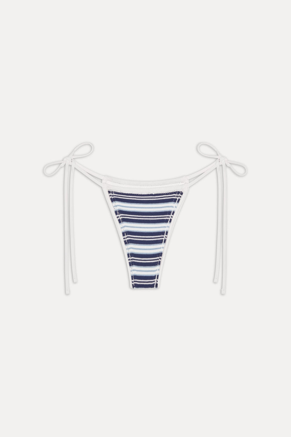 x JENNIE Divine Knit Bikini Bottom - Arctic Stripe