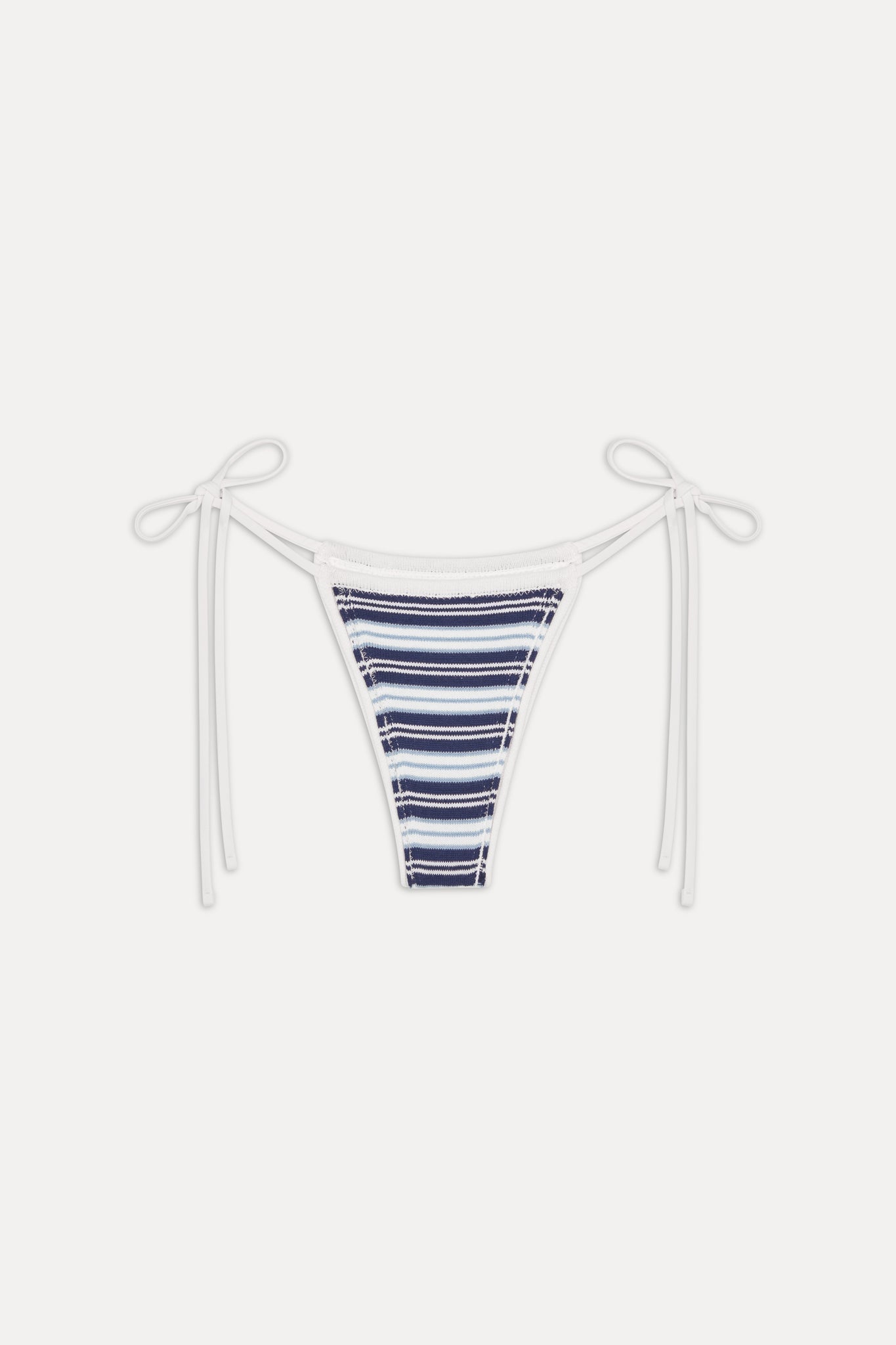x JENNIE Divine Knit Bikini Bottom - Arctic Stripe