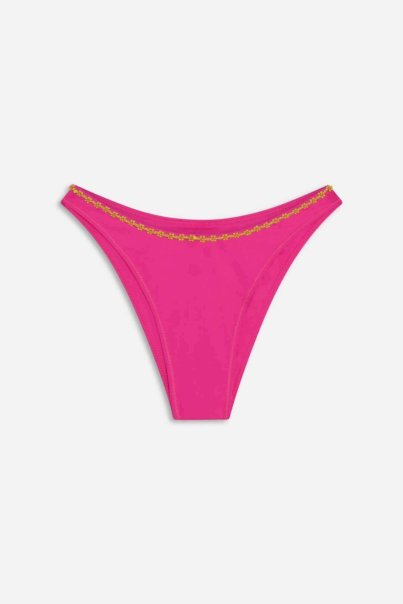 Dove Beaded Bikini Bottom - Sea Star Pink