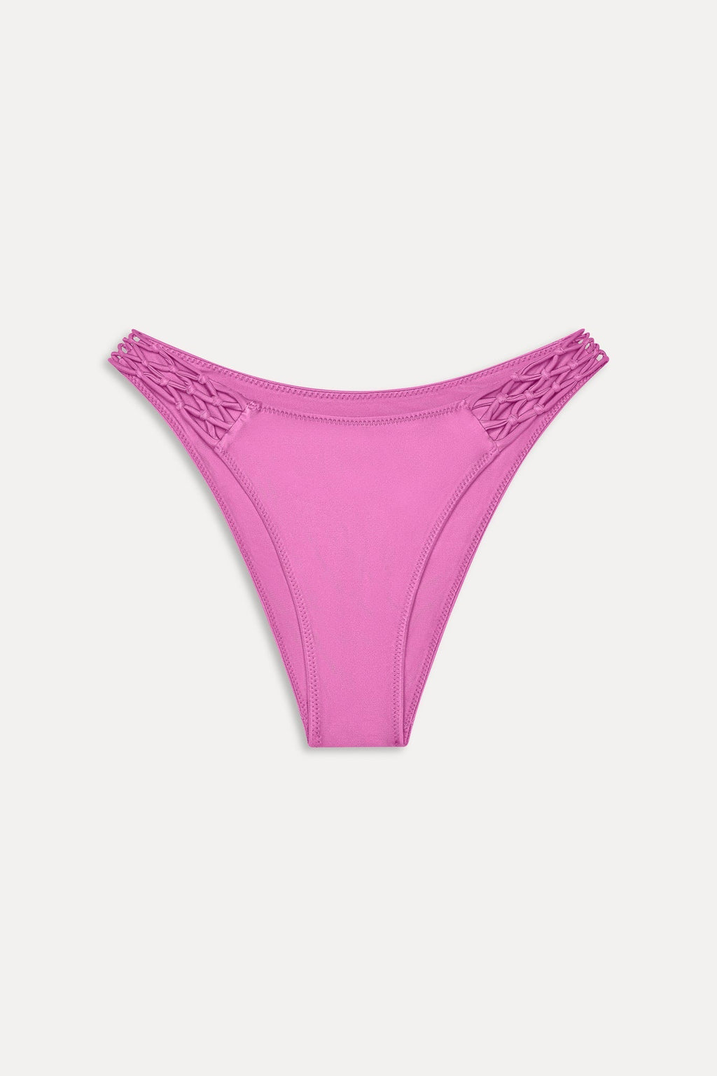 Dove Satin Bikini Bottom - Capri Pink