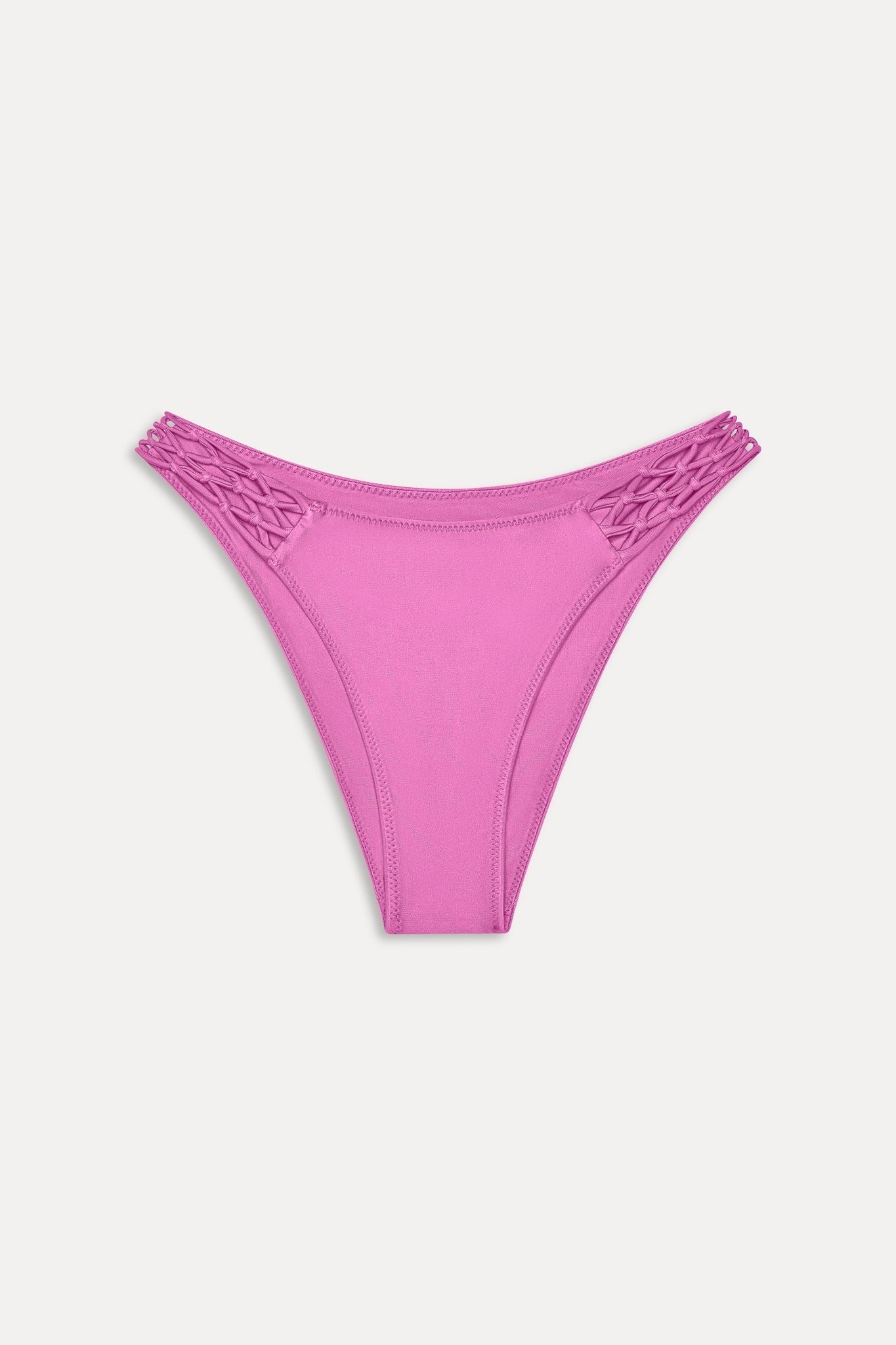 Dove Satin Bikini Bottom - Capri Pink