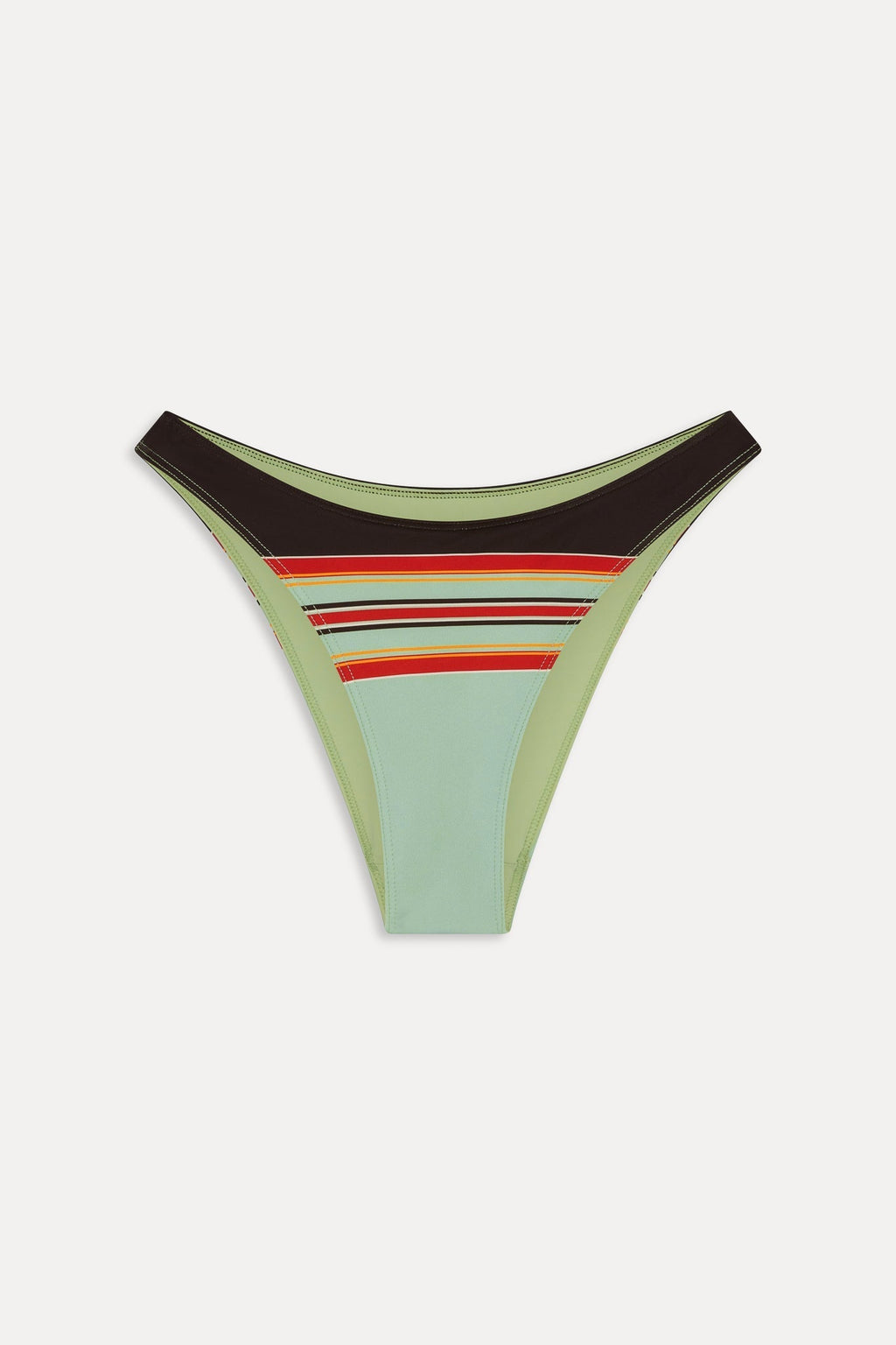 Dove Striped Bikini Bottom - Desert Dusk