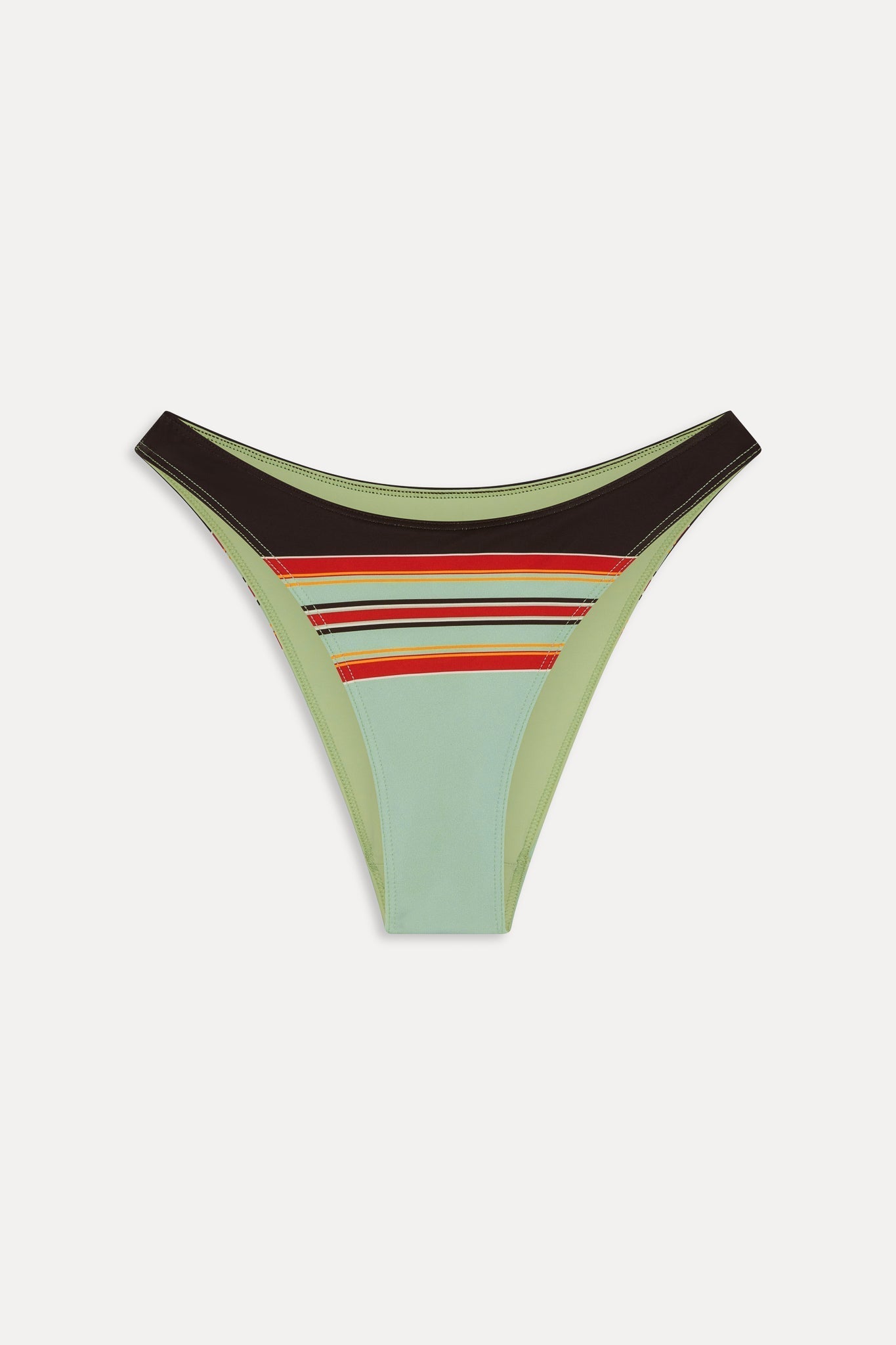 Dove Striped Bikini Bottom - Desert Dusk