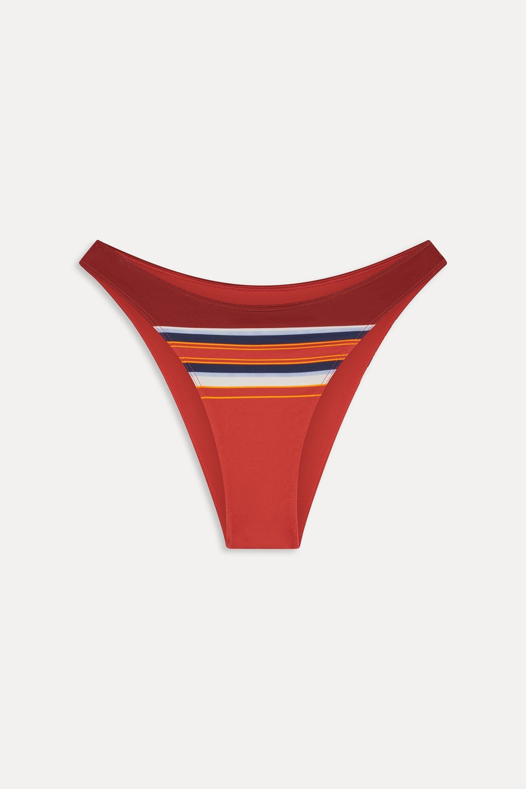 Dove Striped Bikini Bottom - Sandstone