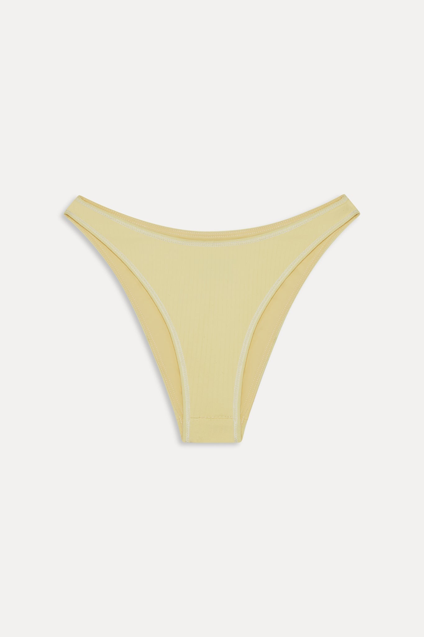 x JENNIE Dove Ribbed Bikini Bottom - Honeycomb