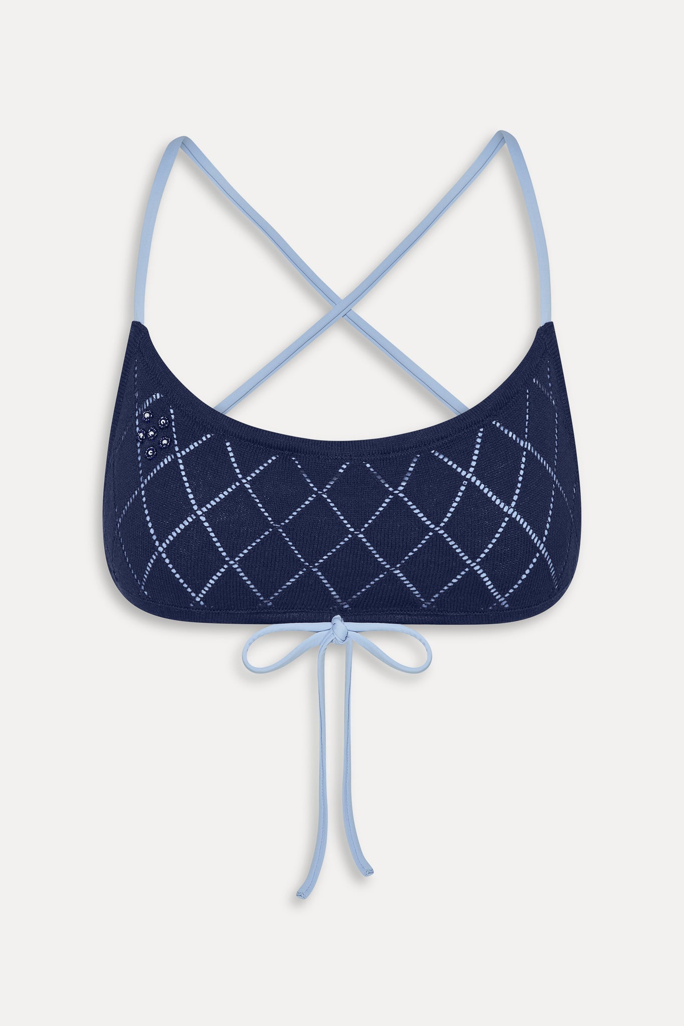 Dreamy Skimpy Bikini Top - Diamond Stitch