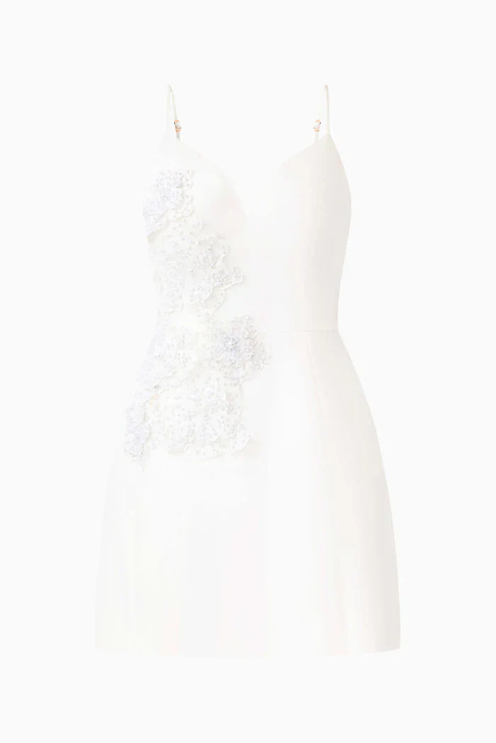 Stella Tulip Mini Dress in White