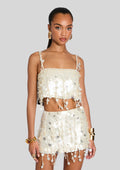 Eudora Embellished Top