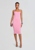 Cloe Metallic Bandage Knit Dress