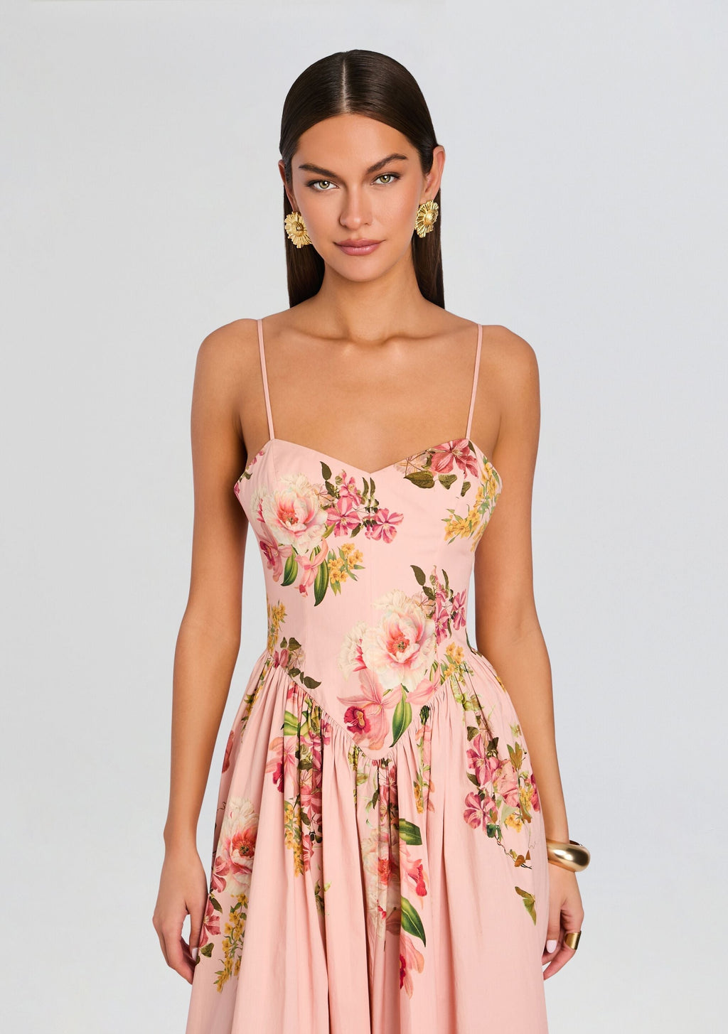 Ayla Corseted Midi Dress