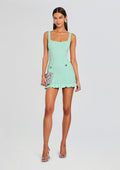 Loulou Metallic Rib Knit Dress
