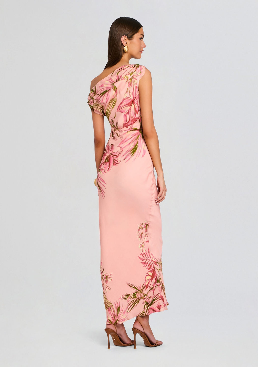 Cain One Shoulder Maxi Dress
