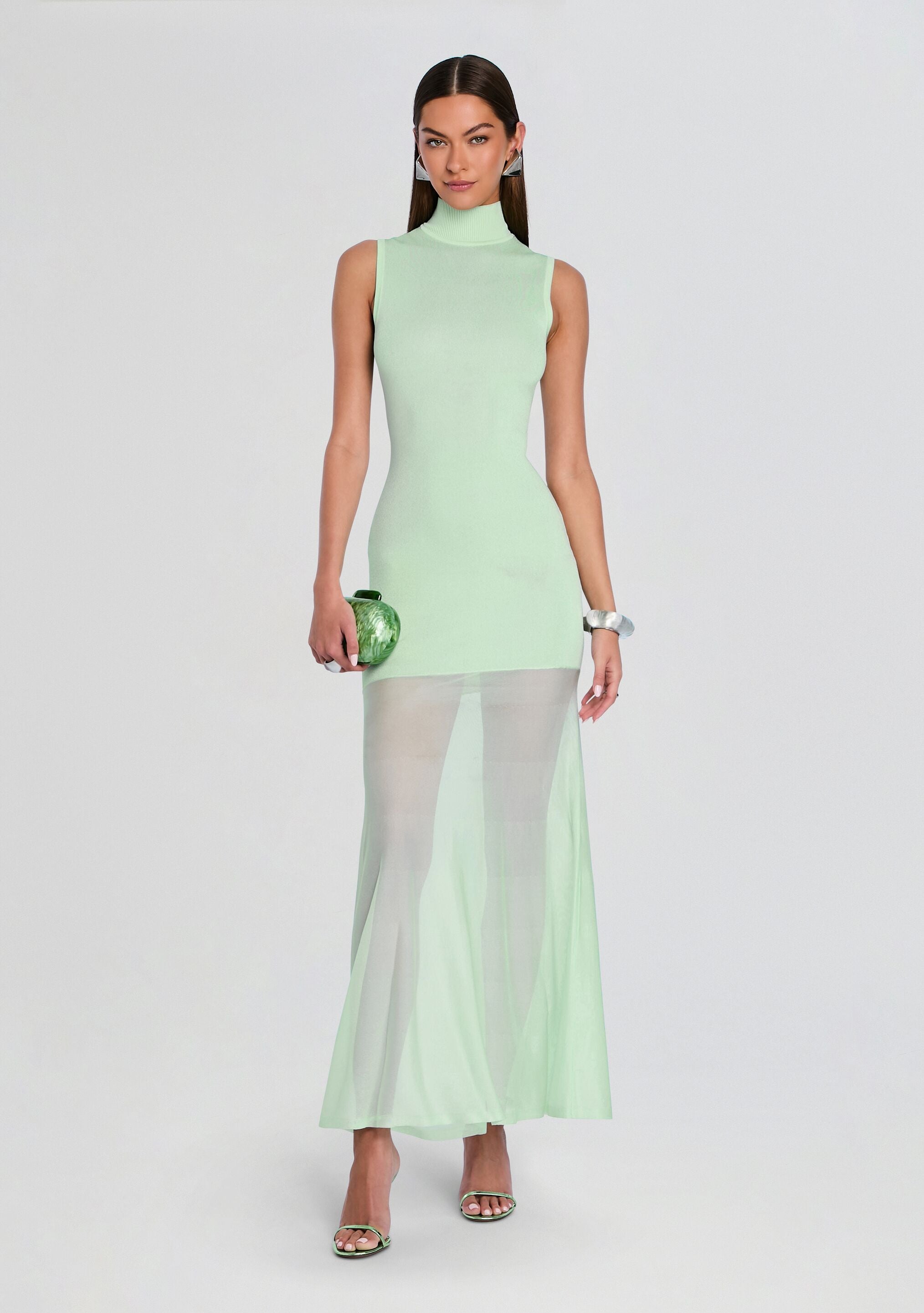 Amine Knit Maxi Dress